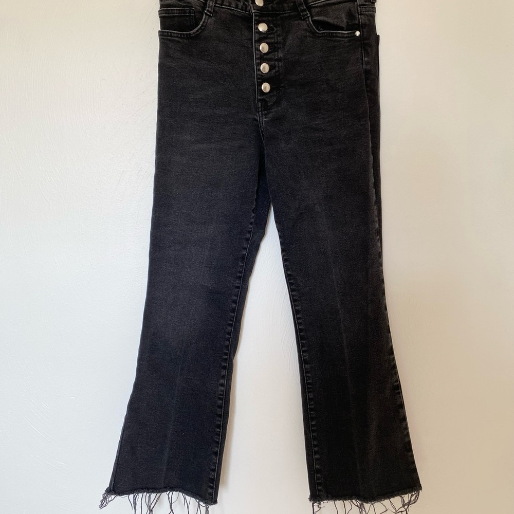 Zara Black Wide Leg Jeans